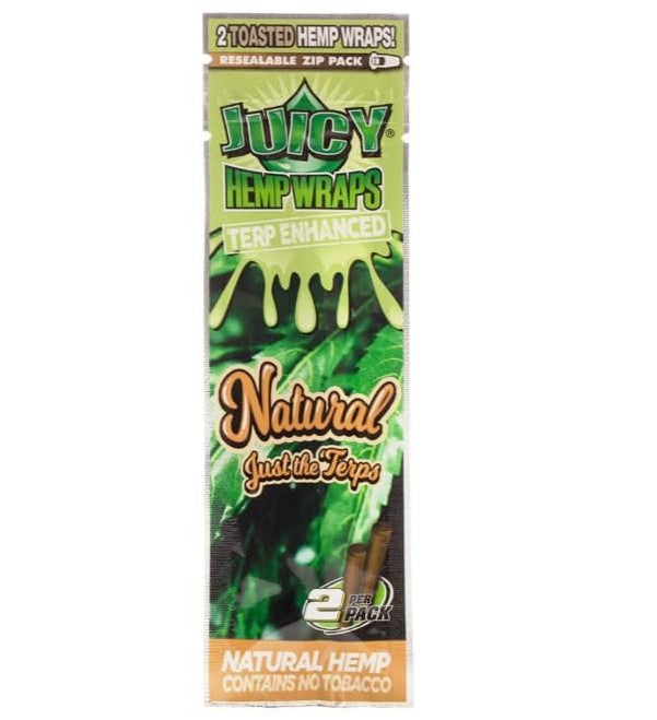 Juicy Terpene Enhanced Hemp Wraps 25pk/2ct