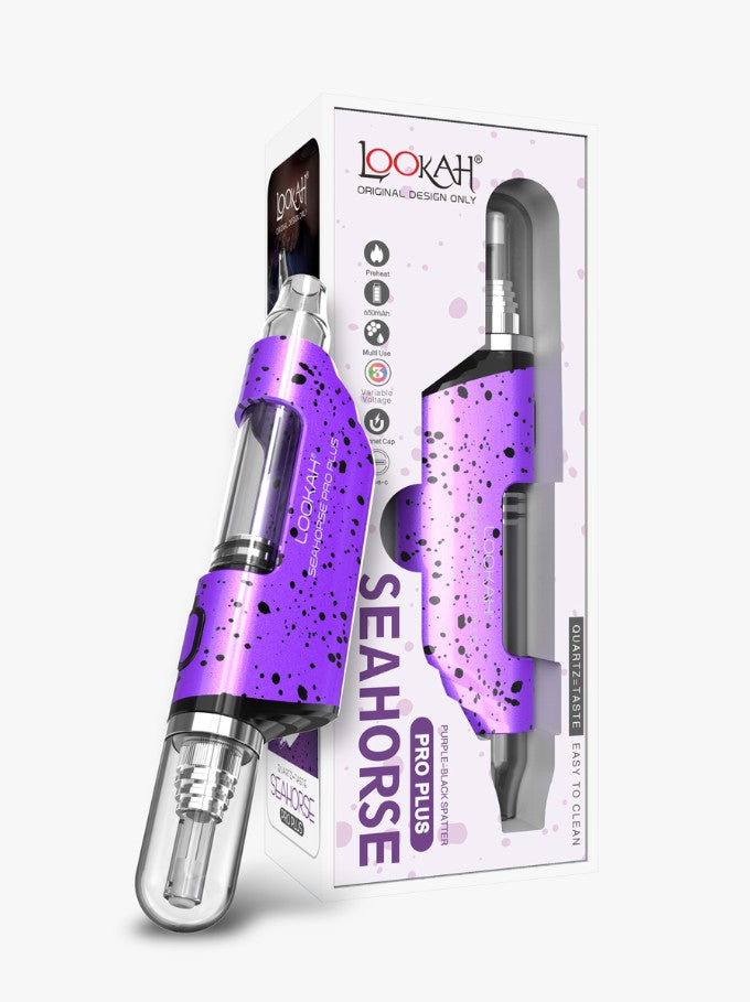 Lookah Seahorse Pro PLUS 650mAh 2-in-1 Electric Nectar Collector & Battery | Spatter Series