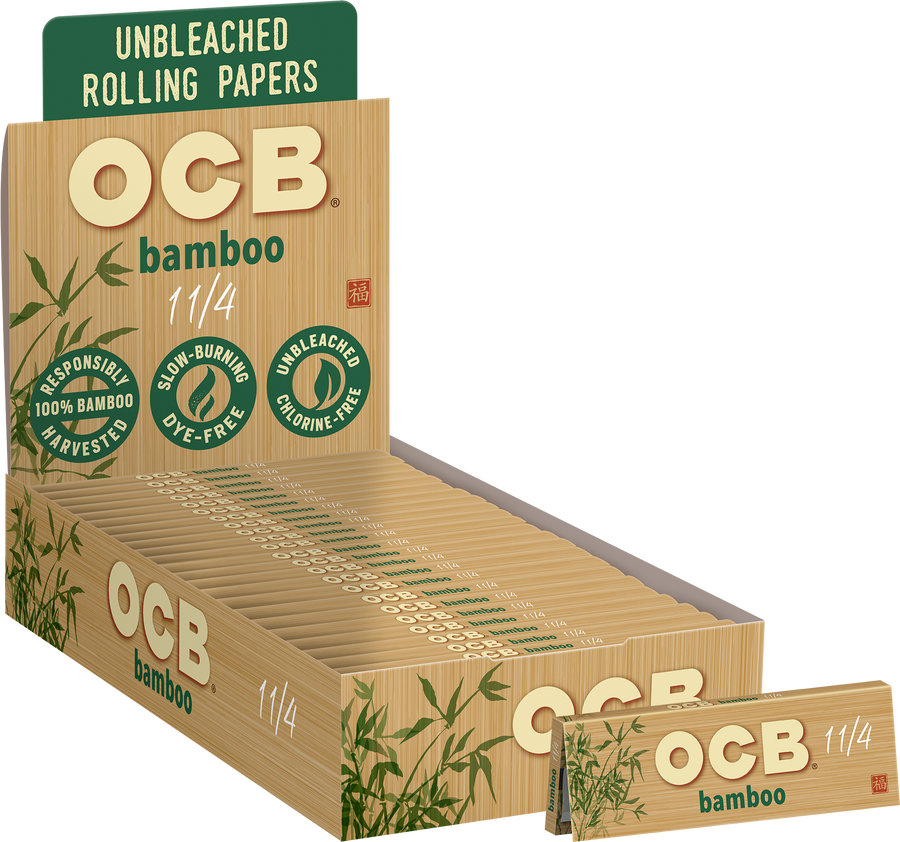 24CT Display | OCB Bamboo Rolling Papers
