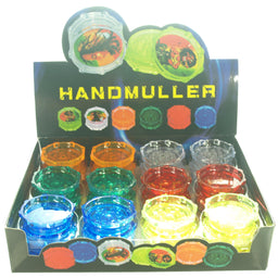 24CT 50mm 2pc Acrylic Grinder With Magnet