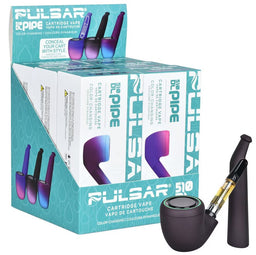 6CT DISPLAY - Pulsar 510 DL Pipe Thermo Series Cartridge Vape 650mAh | Assorted Colors