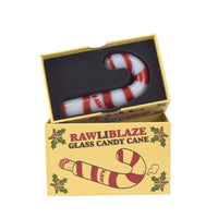 RAW Glass Candy Cane Cone Holder