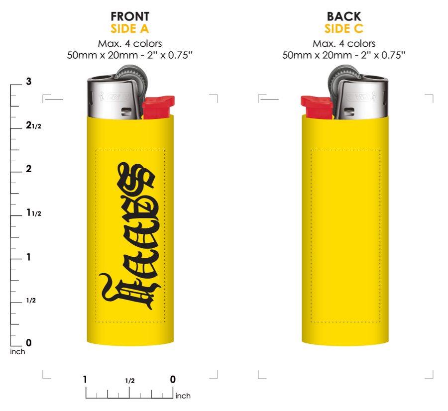 Verano Branded Bic Lighters | Assorted Styles