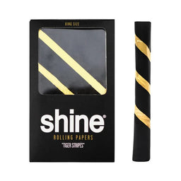 12CT Shine 24k Gold King Size Tiger Stripes Single Sheet