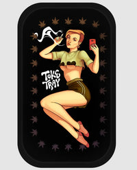 Toke Tray 7" x 11" Metal Rolling Tray | Assorted Designs