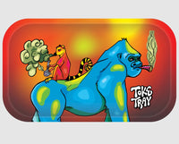 Toke Tray 7" x 11" Metal Rolling Tray | Assorted Designs