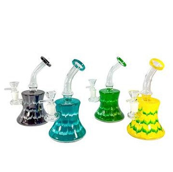 7" Drippin' Tie Dye Water Pipe