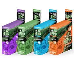 Zig Zag Hemp Wraps 25pk/2ct