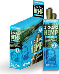 Zig Zag Hemp Wraps 25pk/2ct