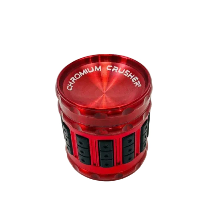 Chromium Crusher 2.5" Vortex Deluxe Grip 4pc Zinc Grinder