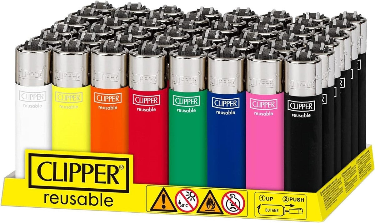 Clipper Classic Large Lighter | 48ct. Assorted Styles