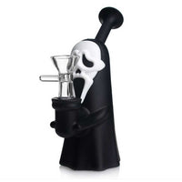 Silicone Halloween Screamer Mask Water Pipe