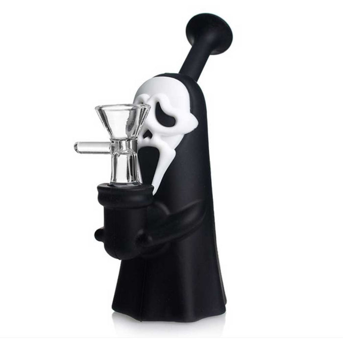 Silicone Halloween Screamer Mask Water Pipe