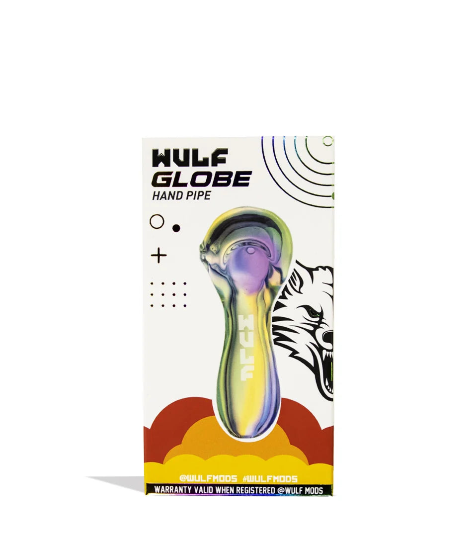 15CT Wulf Globe Glass Hand Pipe