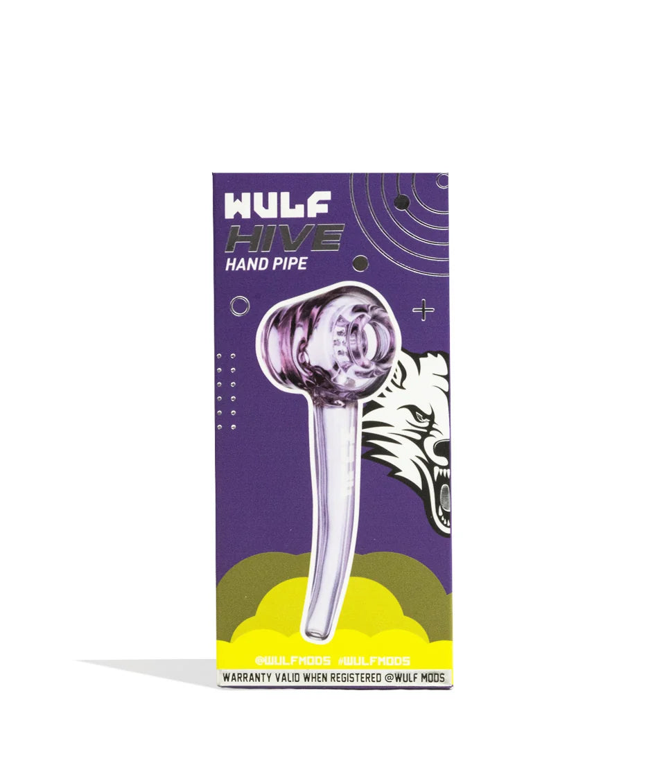 15CT Wulf Hive Glass Hand Pipe